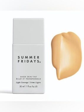NWT Summer Fridays Sheer Skin Tint shade 3 light with golden undertones